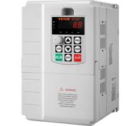 VEVOR convertisseur de fréquence, convertisseur de fréquence, onduleur, VFD, 7,5 kW, 34 A, 10 PS, entrée 220 V monophasée vers sortie 220 V triphasée