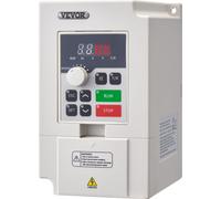 VEVOR Convertisseur de fréquence VFD 4 CV 3 kW, 14 A, 1/3 AC 220 V entrée vers 3 AC 0-220 V sortie, 0-2000 Hz sortie VFD pour la régulation de la vitesse du moteur de broche