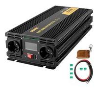 230V 2500W Onduleur Pur Sinus - VEVOR - DC 12V à AC Convertisseur Sinusoïdal Pur - LCD