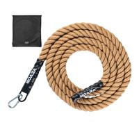 VEVOR Corde à grimper Corde d'entraînement pour gymnase, longueur 4,58 m, diamètre 38,1 mm, corde d'entraînement, corde polyvalente en jute, 227 kg, exercice d'escalade, musculation pour l'alpinisme,