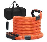 VEVOR Corde de remorquage cinétique sangle robuste 17237 kg 25,4 mm x 6,1 m