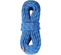 VEVOR Corde d'Escalade Dynamique 10,2 mm 40 m, Corde de Sécurité Extérieure Tension de Rupture 25 kN, en Fibre Extensible avec Mousquetons, pour Évasion, Descente en Rappel, Sauvetage Incendie, Bleu