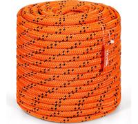 VEVOR Corde en polyester doublement tressée, 3/4 pouce x 220 pieds, 24 brins, 20.000 livres de résistance à la rupture, corde d'escalade en plein air, corde d'entretien des arbres pour la randonnée en