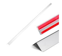 VEVOR Cornière Protection d'Angle Murale en Acier Inoxydable 38 x 38 x 2436 mm Lot de 10 Angle 90° avec Ruban Adhésif, Protection Contre les Chocs pour Mur de Salon, Cuisine, Bureau, Espaces Publics