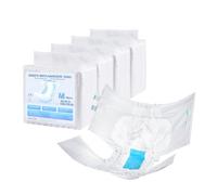 VEVOR Couche Adulte, Taille M, Sous-vêtements de Protection d'Incontinence Jetables Absorbants Anti-fuite pour Hommes Femmes, avec Languette Adhésive, Indicateur Humidité, 40 Pièces (4 Paquets de 10)