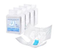 VEVOR Couche Adulte, Taille XL, Sous-vêtements de Protection d'Incontinence Jetables Absorbants Anti-fuite pour Hommes Femmes, avec Languette Adhésive, Indicateur Humidité, 40 Pièces (4 Paquets de 10)