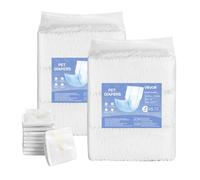 VEVOR Couches Jetables pour Chiens Mâles, 144 Pièces, Bandes Ventrales Anti-fuites Super Absorbantes Taille XS, Indicateur Humidité, pour Chiens Mâles Chaleur, Entraînement, Incontinence, 2 Lots de 72