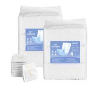 VEVOR Couches Jetables pour Chiens Mâles, 144 Pièces, Bandes Ventrales Anti-fuites Super Absorbantes Taille XS, Indicateur Humidité, pour Chiens Mâles Chaleur, Entraînement, Incontinence, 2 Lots de 72