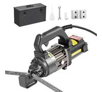 VEVOR Coupe-barres Hydraulique Électrique Portable Diamètre de Coupe Jusqu'à 4-16 mm Outil de Coupe de Barres d'Armature en Acier Haute Puissance 1000 W avec Accessoires Riches, Bidon d'Huile, Noir