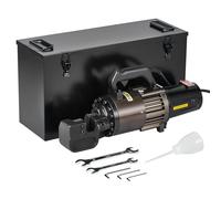 VEVOR Coupe-barres Hydraulique Électrique Portable Diamètre de Coupe Jusqu'à 5-32 mm Outil de Coupe de Barres d'Armature en Acier Haute Puissance 2300 W avec Accessoires Riches, Bidon d'Huile, Noir