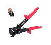 VEVOR Coupe Câble à Cliquet, Pince Coupe Câbles avec Lames en Acier à Ressort et Poignées Revêtues de PVC, pour Fils en Cuivre et Alu jusqu'à 240 mm² 474 MCM, avec Bouton à Dégagement Rapide