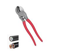 VEVOR Coupe Câble à Forte Démultiplication 23,5 cm, Pince Coupe Câbles avec Lames Forgées et Poignées Revêtues de PVC, pour Fils en Alu 4/0 AWG, en Cuivre Souple 2/0 AWG et de Communication 24 AWG