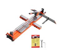 VEVOR Coupe Carreaux Manuel 1200 mm, Coupe Carrelage avec Base à Ressort pour Céramique, Sols et Murs, Guide d'Angle Réglable, Molette en Carbure de Tungstène, Guide d'Alignement de Précision, Roues