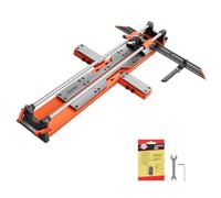 VEVOR Coupe Carreaux Manuel 1200 mm Coupe Carrelage avec Base à Ressort pour Céramique, Sols et Murs, Tête Coulissante Améliorée, Guide d'Angle, Molette en Carbure de Tungstène, Guide d'Alignement