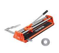 VEVOR Coupe Carreaux Manuel 400 mm Coupe Carrelage Mural et Poli et Céramique, Double Rail, avec Molette en Carbure Tungstène, Poignée Antidérapante, Découpe Précise, pour Professionnels, Débutants