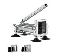 VEVOR Coupe-Frites Coupe-Légumes Multifonction en Inox avec 2 Lames Cuisine