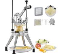 VEVOR Coupe Légumes Multifonctionnel de 1/4 Pouce Coupe-Frites Coupe Légumes en Cubes Utilisé pour Couper des légumes et des Fruits, notamment des concombres, des Pommes de Terre, des oignons