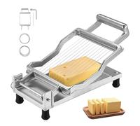 VEVOR Coupe-fromage à fil / Coupe-beurre – Lames 1 cm & 2 cm, fil amovible acier inoxydable 316