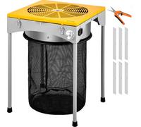 VEVOR Coupe Herbe Électrique 45,7 cm Coupe Feuilles 5,5 m Coupe Herbe Cuisine Effeuilleuse Automatique Acier Inox 60 W Ciseaux Puissant Câble 2,3 m
