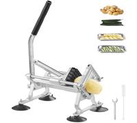 VEVOR Coupe-Légumes Commerciale, Trancheuse à Légumes Fruits Manuelle 12,7 mm, Coupe-Légumes en Acier Inoxydable et Alliage d'Aluminium, avec Pieds Antidérapants, pour Radis, Oignons, Pommes de Terre