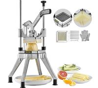 VEVOR Coupe Légumes Multifonctionnel de 1/4 Pouce Coupe-Frites Coupe Légumes en Cubes Utilisé pour Couper des légumes et des Fruits, notamment des concombres, des Pommes de Terre, des oignons