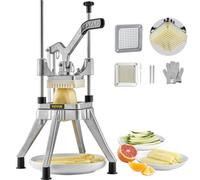 VEVOR Coupe Légumes Multifonctionnel de 1/4 Pouce Coupe-Frites Coupe Légumes en Cubes Utilisé pour Couper des légumes et des Fruits, notamment des concombres, des Pommes de Terre, des oignons