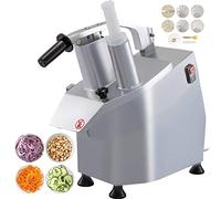 VEVOR Coupe-légumes Spirale électrique 270tr/min, coupe-légumes Mandoline 550W, Vegetable Cutter avec 6 disques de coupe, robot de cuisine commercial