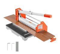 VEVOR Coupe Parquet Max. Épaisseur 16 mm Largeur 304,8 mm Guillotine à Parquet Levier en Alliage d'Alu pour Sols Stratifiés Vinyle LVT SPC Bois d'Ingénierie, Plaque Support Télescopique, Lame Acier D2