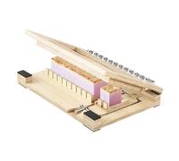 VEVOR Coupe-savon, 12 segments, outil de découpe de savon, coupe précise et exacte de barres de 2,5 cm, cadre en bois avec fil d'acier, découpeur multifonctionnel pour savons avec fils supplémentaires