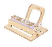 VEVOR Coupe-savon, épaisseur réglable de 0 à 50,8 mm, outil de découpe de savon en bois avec tension du fil réglable en acier inoxydable, trancheur fait main pour bougies avec fils supplémentaires