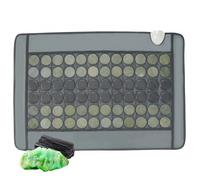 VEVOR Coussin Chauffant Infrarouge Lointain 48 Pierres de Jade 24 de Tourmaline