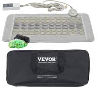 VEVOR Coussin chauffant infrarouge lointain, Coussin chauffant composé de 52 jades naturels et 20 tourmalines, 103-159 °F Coussin chauffant infrarouge, Smart Controller (Medium 23,9 x 15,8 pouces)