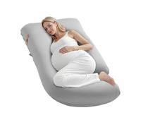 VEVOR Coussin de Grossesse Oreiller Maternité Forme G pour Corps Doux Respirant