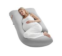 VEVOR Coussin de Grossesse, Forme G, Oreiller de Maternité pour Tout Corps, Oreiller Soutien Ergonomique Doux Respirant avec Housse Amovible Lavable, pour Dormir, Soulager Dos, Ventre, Hanches, Jambes