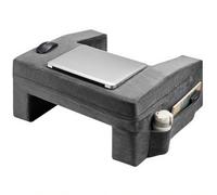 VEVOR Coussin de Lecture avec 2 Poches et Porte-gobelet, Grand Oreiller de Lecture pour Genoux Lavable en Mousse à mémoire de Forme pour Regarder la télévision, Jouer, se Reposer et Travailler, Gris