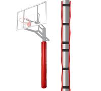 VEVOR Coussin de poteau de basket-ball, 30x1800 mm, rembourrage robuste enveloppant pour poteau, pour poteaux ronds 50-160 mm et carrés 115 mm, imperméable toutes saisons, pour sous-sol, garage, rouge