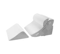 VEVOR Coussin Incliné Lit, Oreiller Triangulaire Orthopédique Réglable, Rembourrage Mousse, Housse Lavable, Coussin de Lecture Lit pour Soulagement Reflux Acide, Soutien Dos, Jambes, Cou, Blanc/Gris