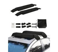 VEVOR Coussinets de Toit Universels pour Voitures, Coussinets pour Porte-Bagages et Porte-Kayak, Capacité de Charge de 80 kg, avec 4 Sangles d'Arrimage, 2 Sangles à Boucle Rapide et Sac, pour Canoë