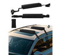 VEVOR Coussinets de Toit Universels, Coussinets pour Porte-bagages et Porte-kayak de Voiture, Capacité de Charge de 80 kg, avec Sac de Rangement Portable, pour Canoë Planche de Surf SUP, Voyage
