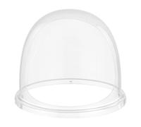 VEVOR Couvercle de Machine à Barbe à Papa, Dôme pour Machine à Barbe à Papa Transparent en Acrylique, Compatible avec les Bols de 38 cm, Conception Rainures Inférieures, pour Fêtes et Magasins