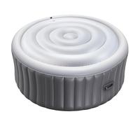 VEVOR Couvercle Gonflable Rond pour Spa 137 cm, Housse de Protection pour Spa Résistante aux Intempéries et à l'eau, Couverture Thermique en PVC, Installation Facile, pour Extérieur Jardin, Blanc