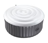 VEVOR Couvercle Gonflable Rond pour Spa 164,5 cm, Housse de Protection pour Spa Résistante aux Intempéries et à l'eau, Couverture Thermique en PVC, Installation Facile, pour Extérieur Jardin, Blanc