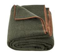 VEVOR Couverture de Camping Laine 80%, 1,62x2,23 m, Grande Couverture de Stade Chaude, Coupe-Vent Ignifuge, pour Extérieur, Pique-niques, Randonnée, Événements Sportifs, en Plein Air, Vert Armée