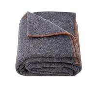 VEVOR Couverture de Camping Laine 80%, 1,62x2,23 m, Grande Couverture de Stade Chaude, Coupe-Vent Ignifuge, pour Extérieur, Pique-niques, Randonnée, Événements Sportifs, en Plein Air, Gris Clair