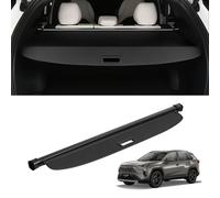 VEVOR Couverture de coffre rétractable pour Toyota, couverture de coffre étanche améliorée, protection de sécurité pour Toyota RAV4 2019-2024, couverture de coffre résistante aux UV en alliage d'alumi
