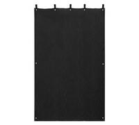 VEVOR Couverture Insonorisante 2032 x 1219 mm Rideau Absorption Acoustique Studio, Tissu Tissé Polyester, Couverture à Œillet pour Réduire Réflexions Sonores, Isolation, Bloquer Lumière Bruit, Noir