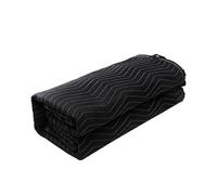 VEVOR Couverture Insonorisante 2438x2032 mm Grande Couverture Isolation Acoustique Studio à Œillets Tissu Tissé Polyester Couverture Absorption Sonore pour Bloquer Lumière Bruit, Protéger Meuble, Noir