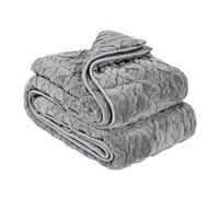 VEVOR Couverture Lestée 9,2 kg Couverture Lourde 152x203 cm Polaire Douce Chaude Moelleuse avec Perles de Verre, Convient aux Personnes 90-113 kg, pour Soulager Anxiété Stress, Améliorer Sommeil, Gris