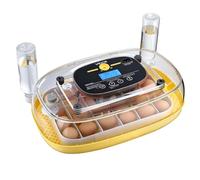 VEVOR Couveuse Œuf Automatique 24 Œufs de Poule Incubateur Œuf pour Éclosion Œufs de Volaille Poussins Canetons Oies Cailles, avec Mire LED Contrôle Température et Humidité Fenêtre Transparente 360°