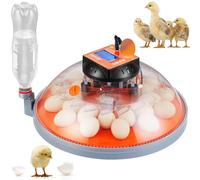 VEVOR Couveuse Œuf Automatique Incubateur pour Œufs à Couver Retournement Automatique 24 Œufs Contrôle de Température et d'Humidité Couvercle Transparent ABS pour Éclosion Œufs de Poule Canard Caille